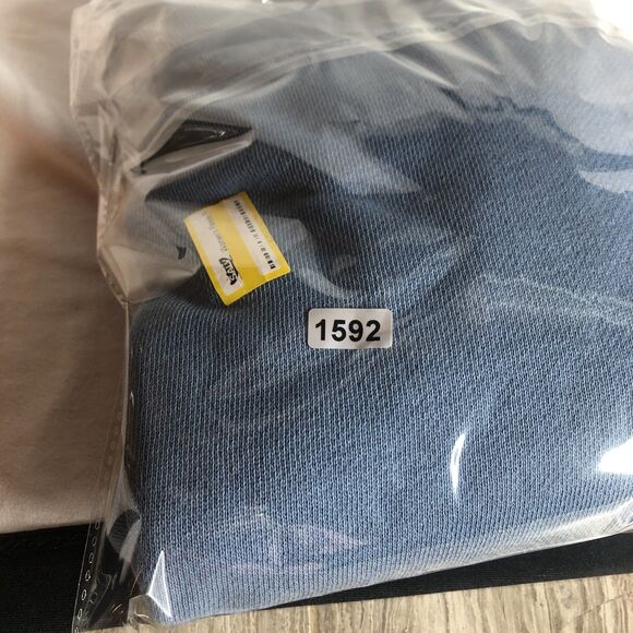 Joy Lab Cropped Sweatshirt Blue Medium - Picture 6 of 8